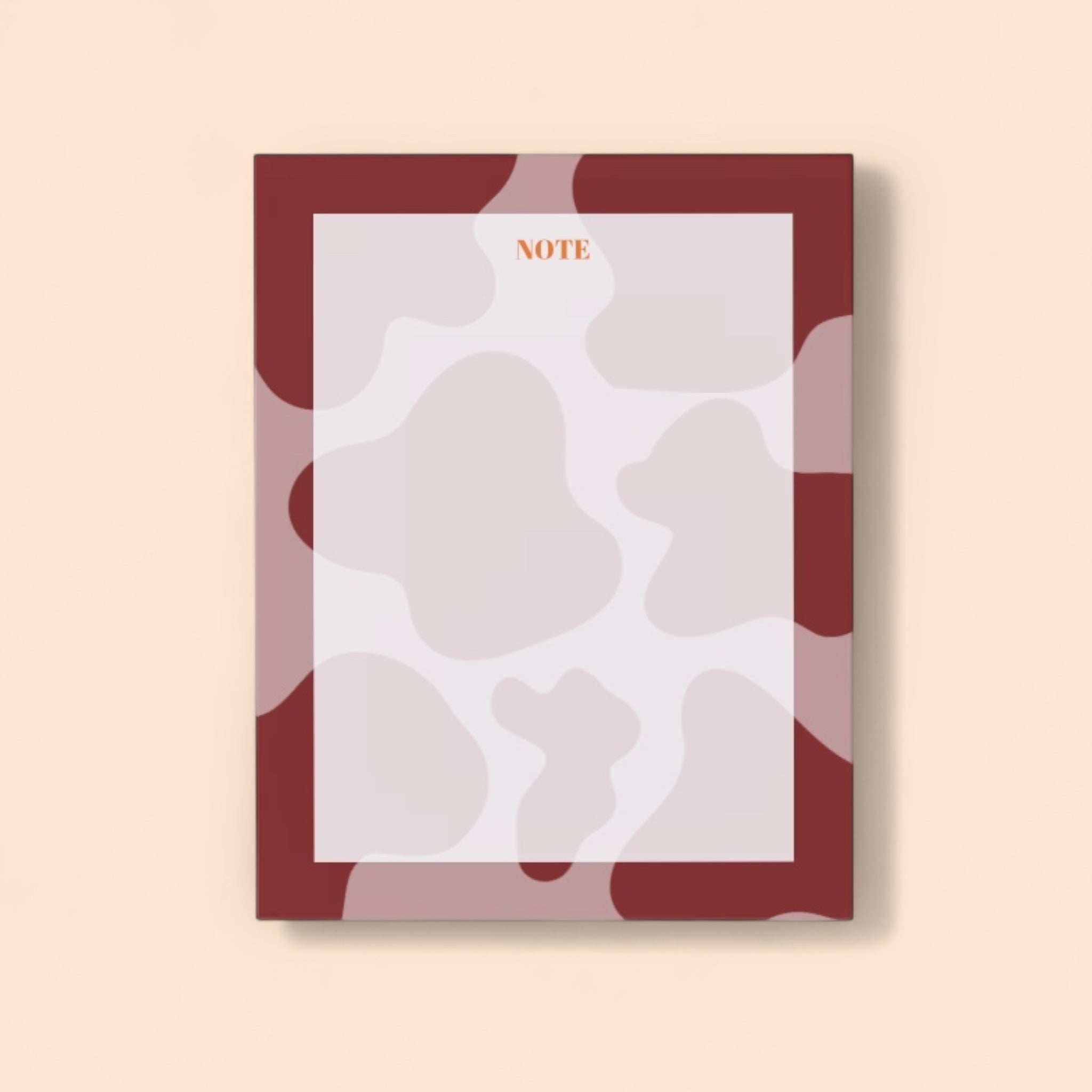 Notepad - Color Blob (Burgundy) – Organized Chaos