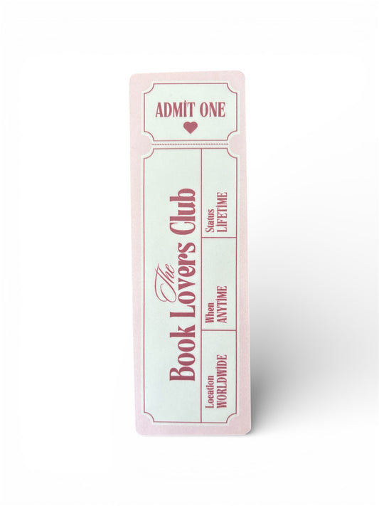 Book Lovers Club Bookmark