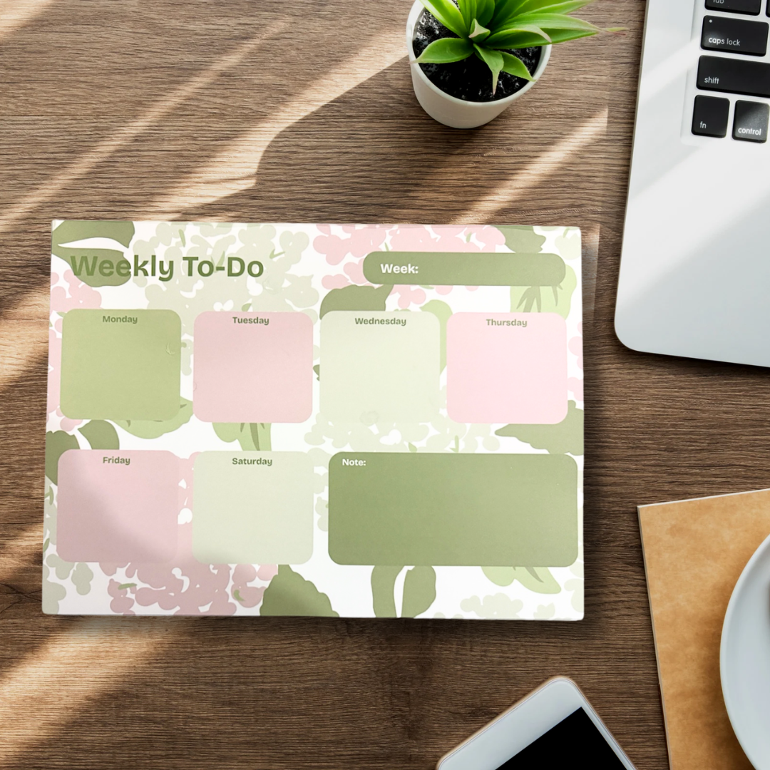 Weekly Notepad - For the Love of Flowers