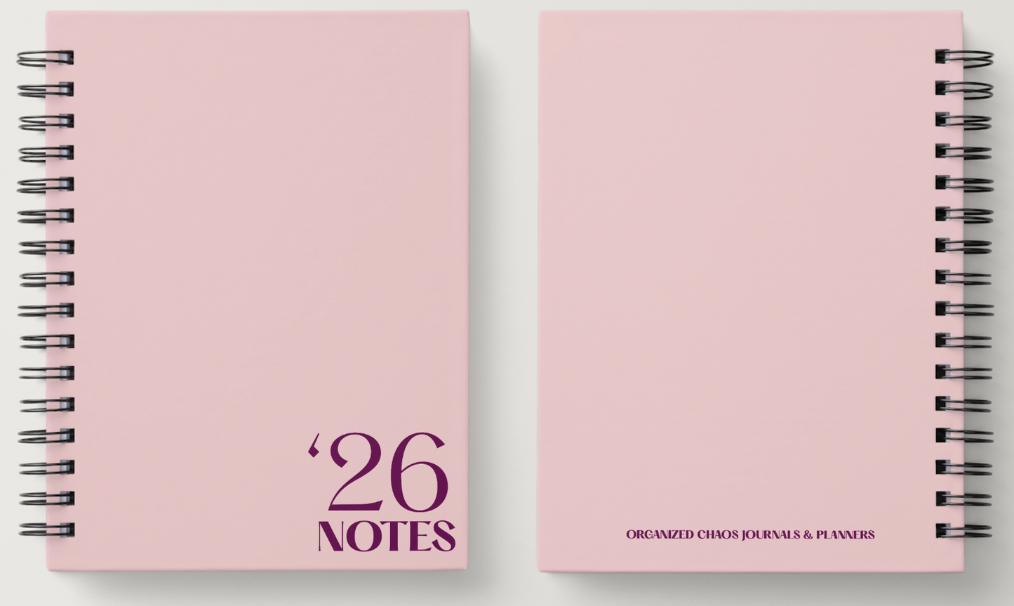 '26 Notebook in Pink