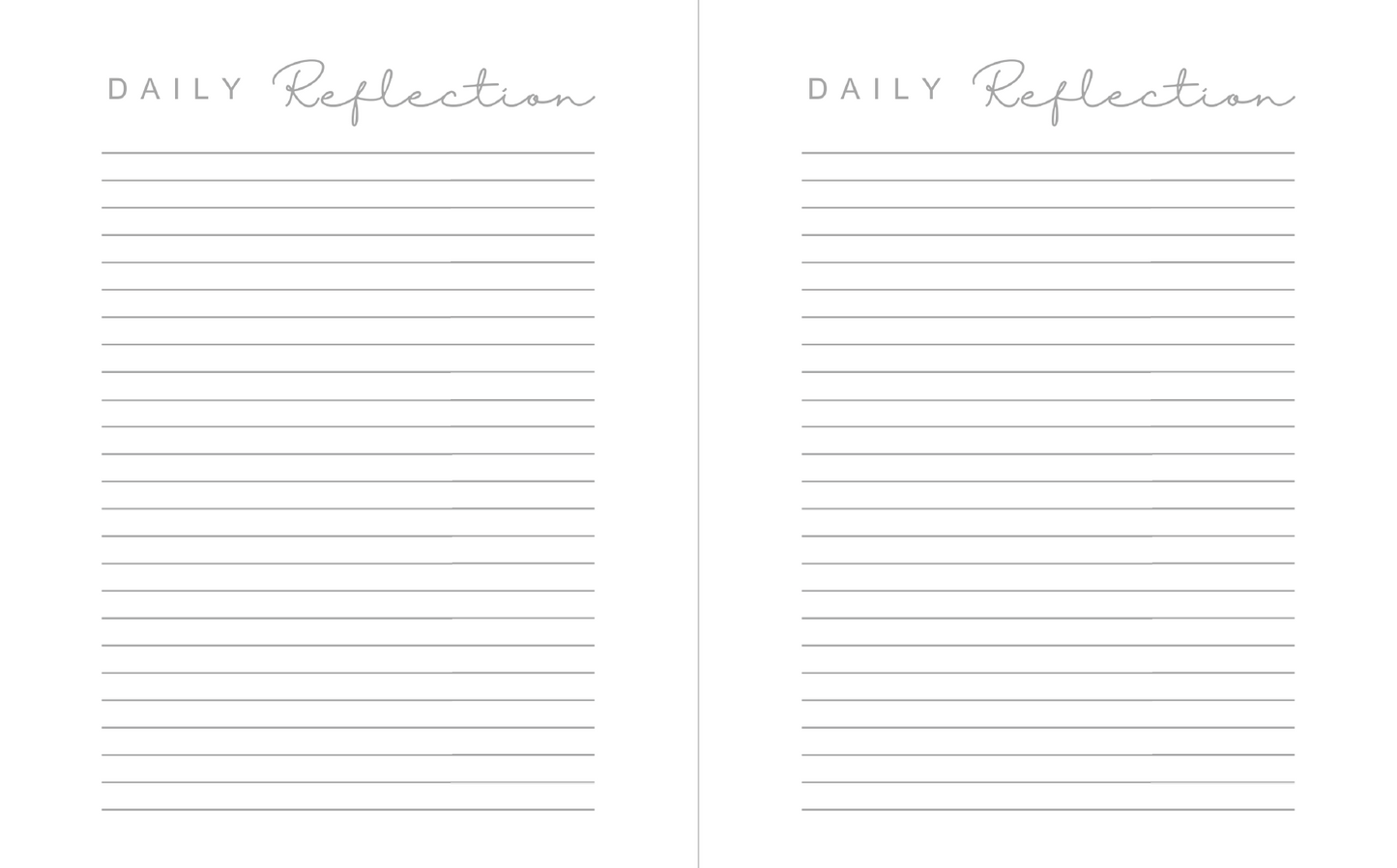 Grow in Silence - Hardcover Daily Journal in PINK