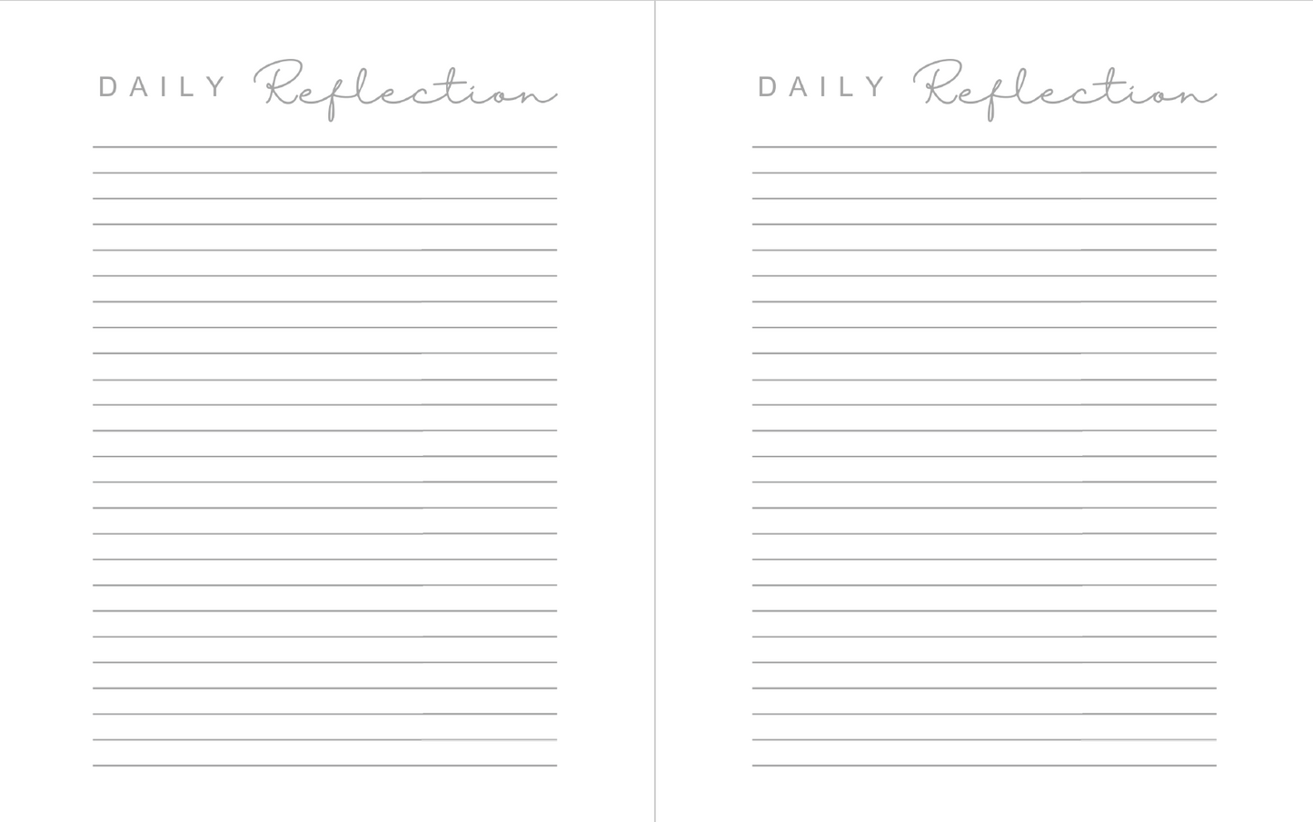 Grow in Silence - Hardcover Daily Journal in PINK