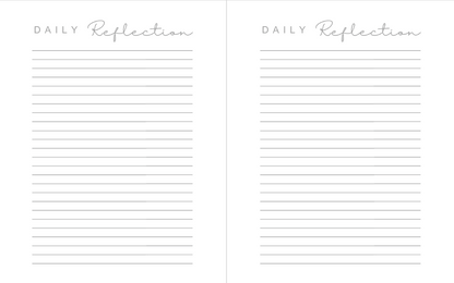 Grow in Silence - Hardcover Daily Journal in PINK