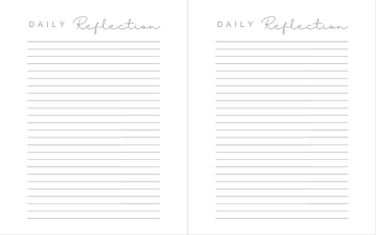 Grow in Silence - Hardcover Daily Journal in PINK