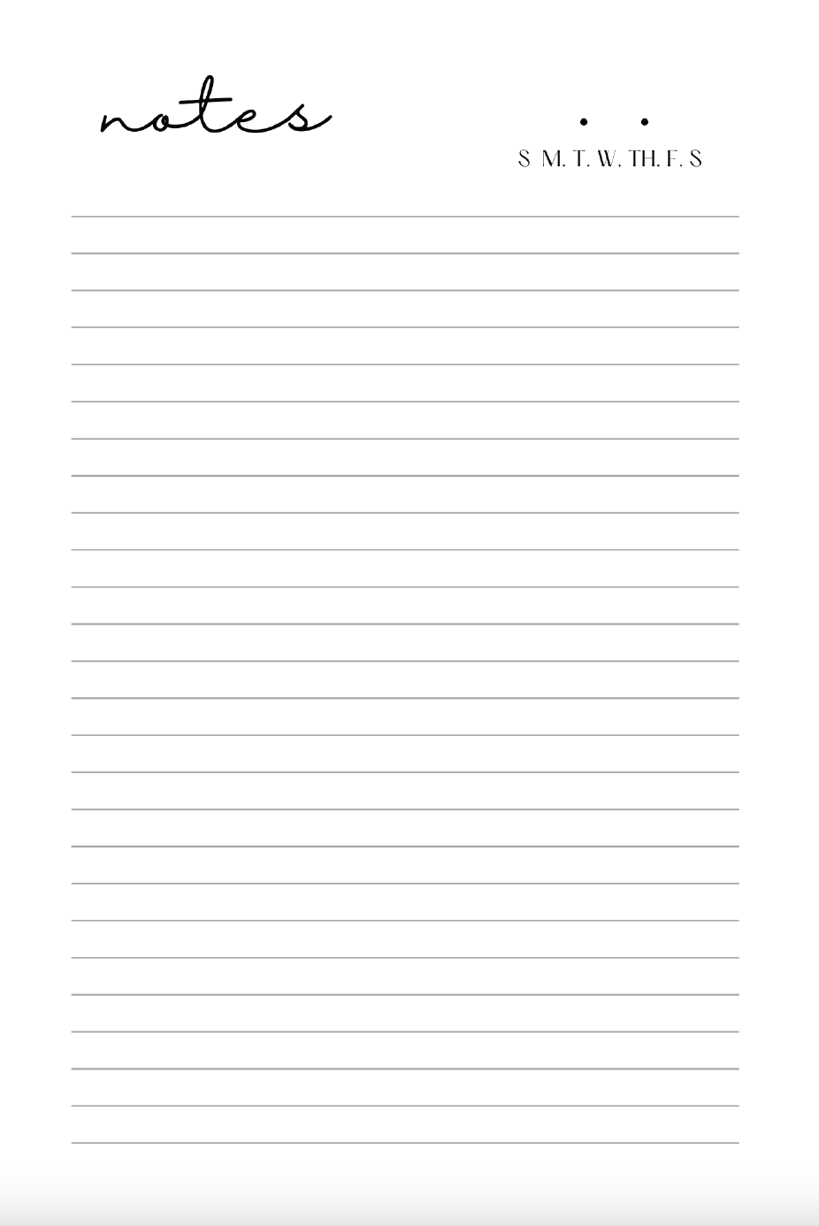 PINK Soft Notes - Notebook
