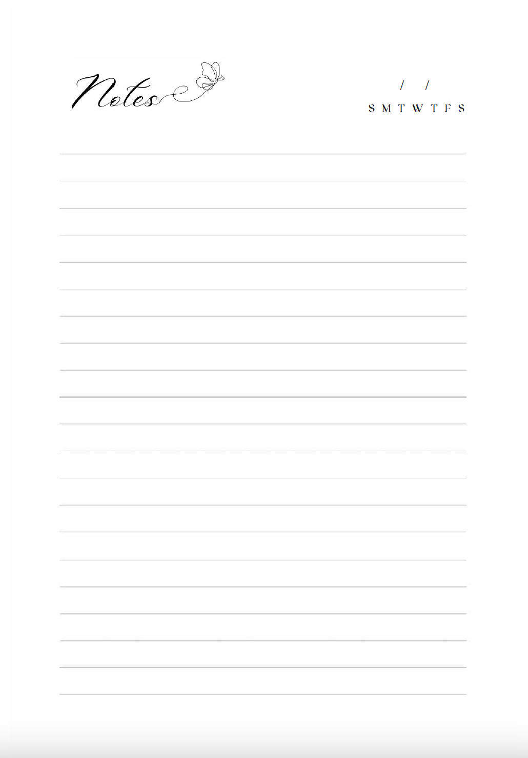 Floral Soft Notes - Hardcover Notebook