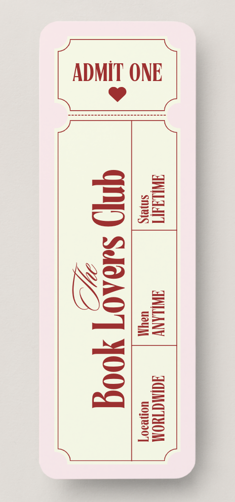Book Lovers Club Bookmark