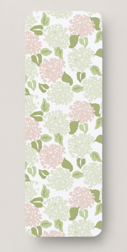 For the Love of Flowers Bookmark (Pink & Green)