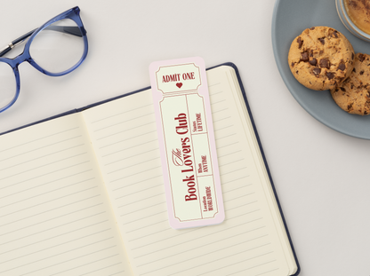 Book Lovers Club Bookmark